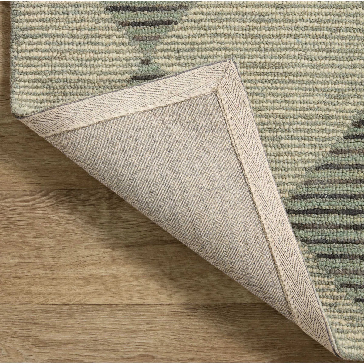 Chris Loves Julia x Loloi Francis Wool Spa/Granite Rug 7'9" x 9'9"