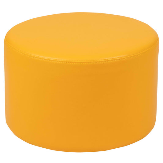 SoftScape Round Ottoman PAIR OF 2 ( available colours Blue/Teal/Yellow)