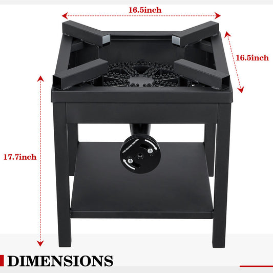Cuisinière extérieure robuste au propane 275 000 BTU