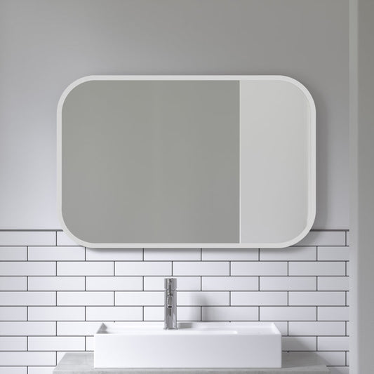 Miroir décoratif moderne Hub — Noir 24x36