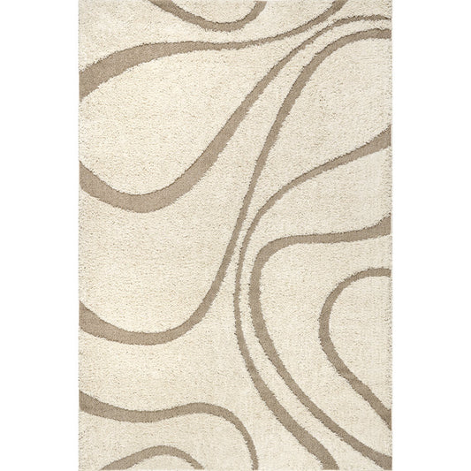 Wade Logan Baltej Tapis / Rug Cream/ Ivory 6 ft 7 in x 9 ft