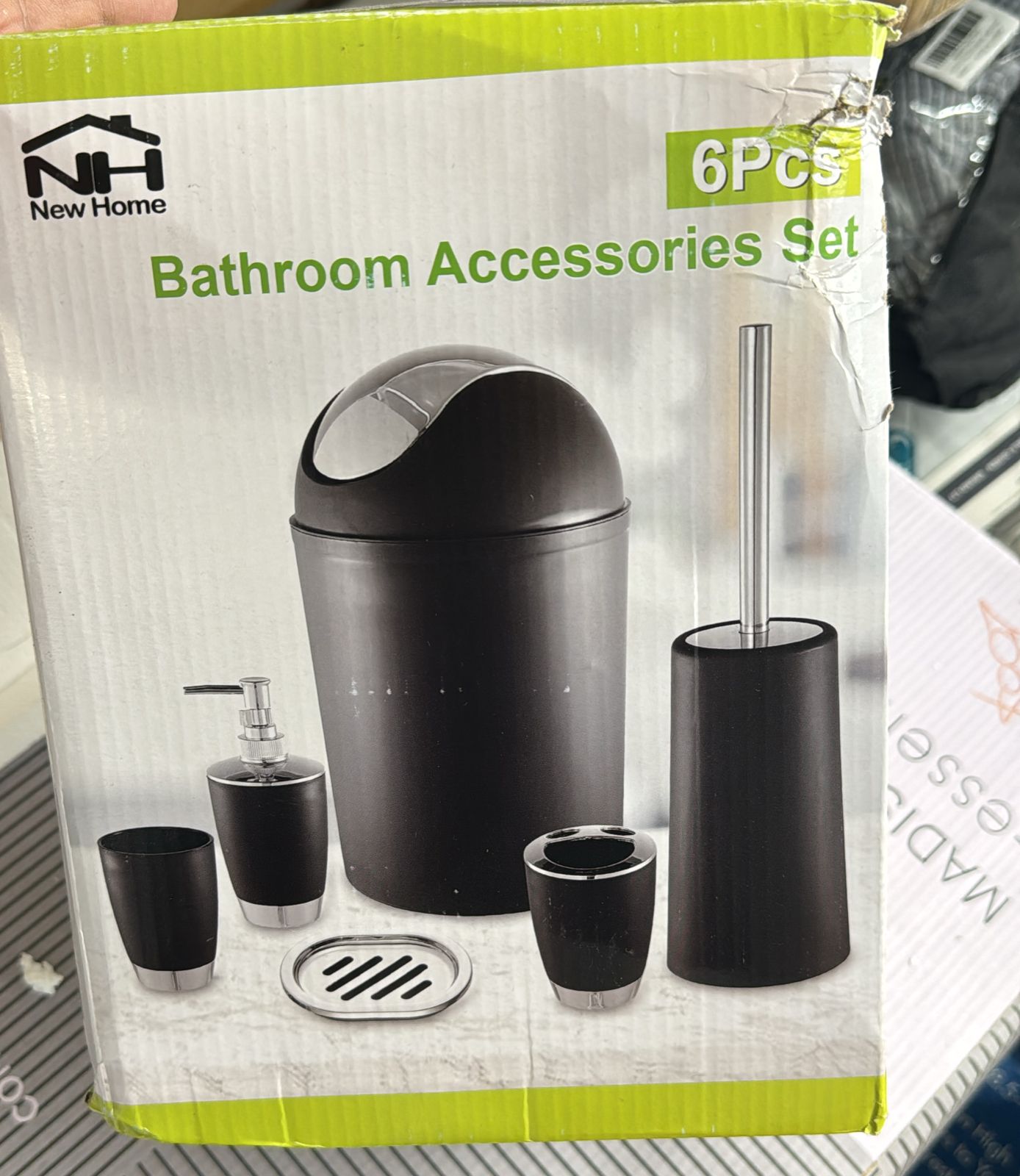 Chrysanthi 6 Piece Bathroom Accessory Set Include Toothbrush Holder Tumbler Holder