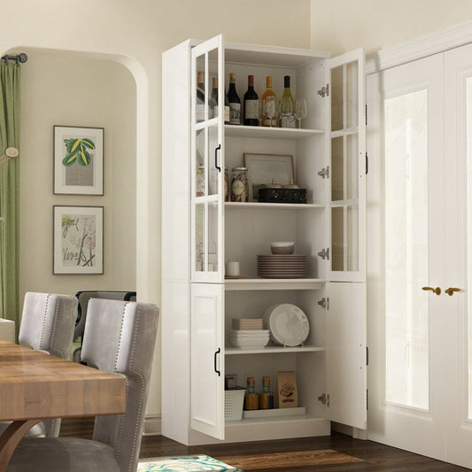 Meuble Hoschton de 80 cm de large à 5 étagères