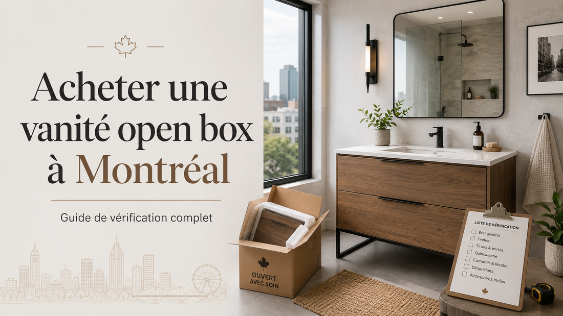 Acheter Une Vanité Open Box À Montréal