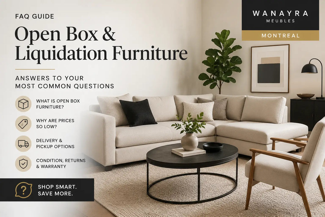 Open Box & Liquidation Furniture FAQ