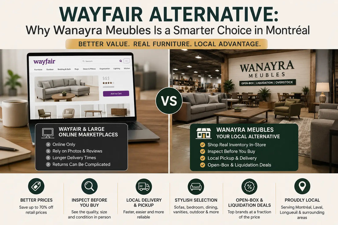 Wayfair Alternative: Why Wanayra Meubles Is a Smarter Choice in Montréal