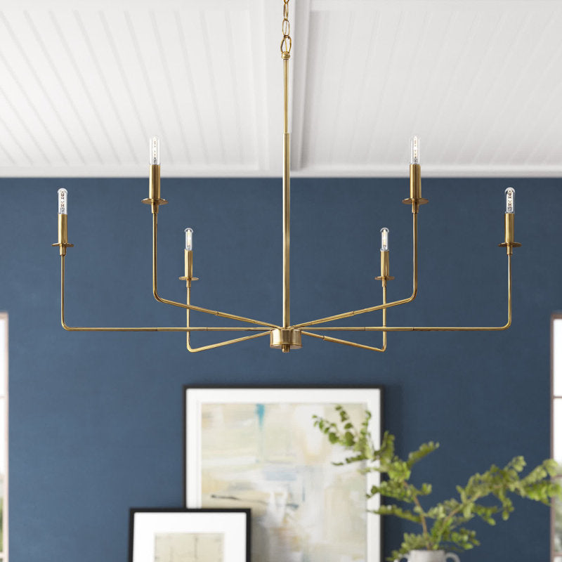 Alysa 6-light candle-style classic chandelier