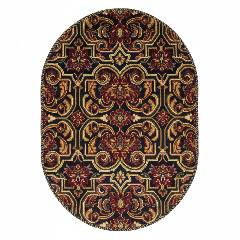 Rug by Oval Shape