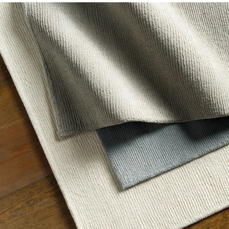 Crowe Wool Light Beige Area Rug 6x9