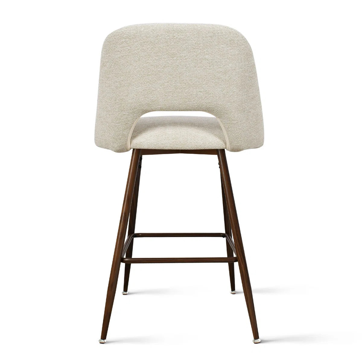 Padded counter stool H 26 in Berneta SET OF 4