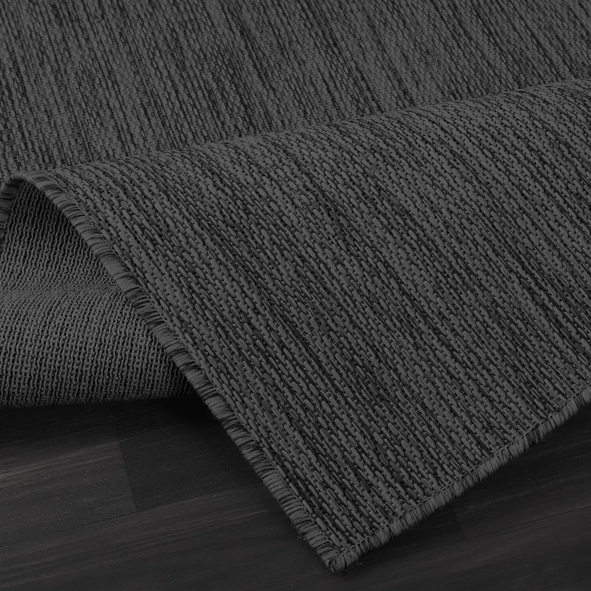 Broadwater Dark Grey Indoor / Outdoor Rug 9 x12