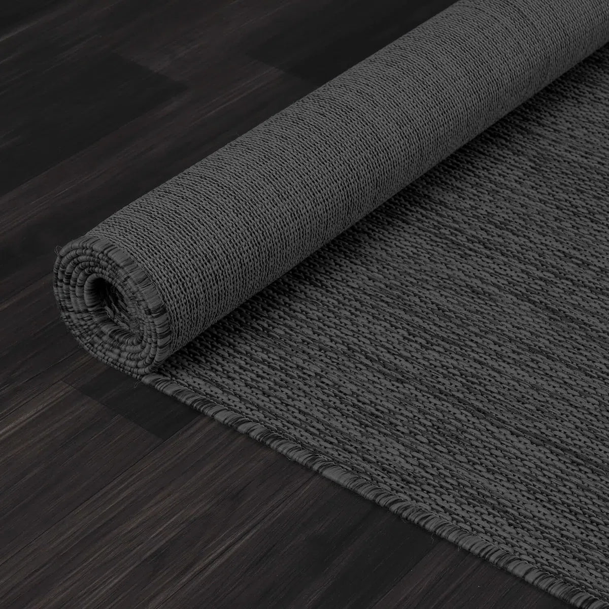 Broadwater Dark Grey Indoor / Outdoor Rug 9 x12