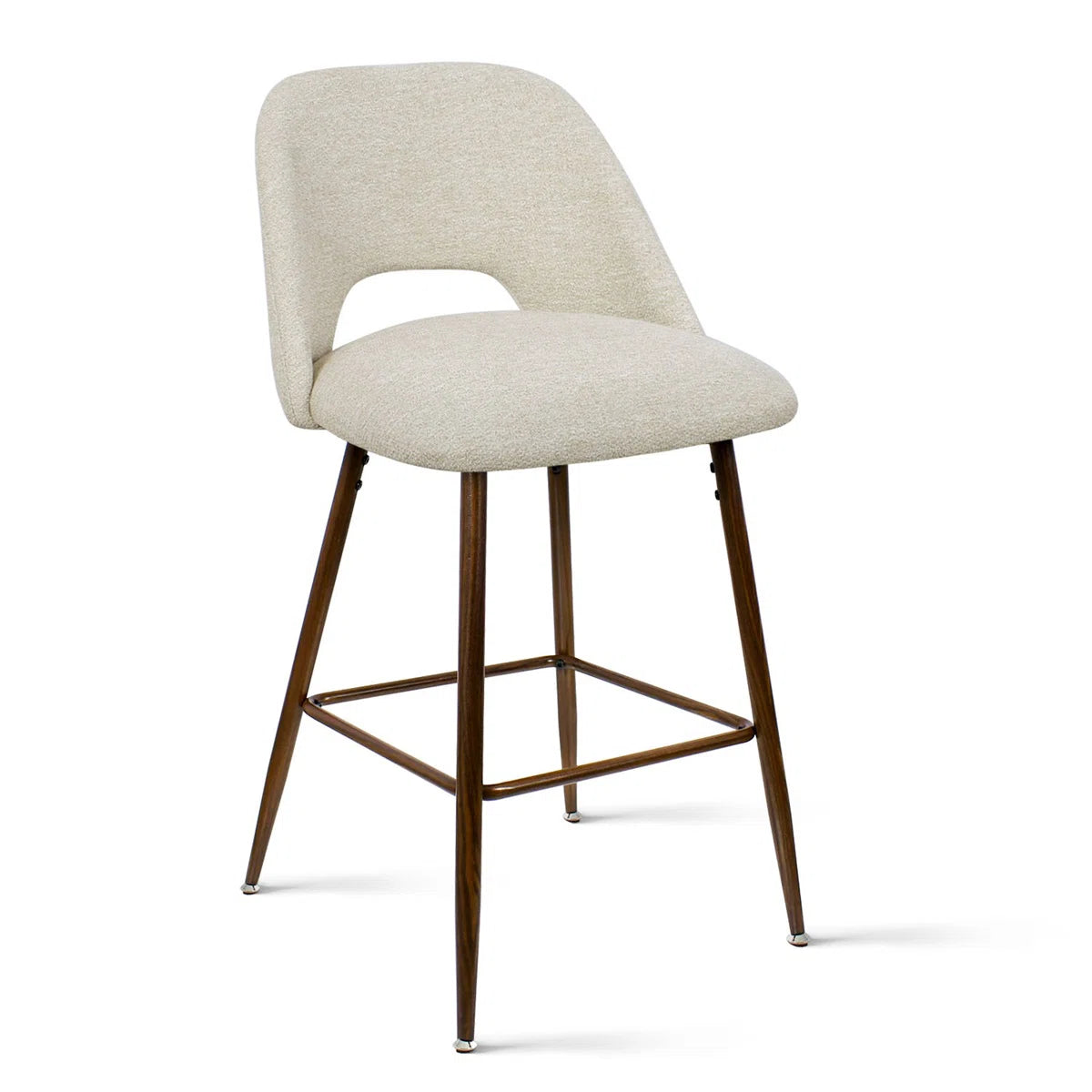 Padded counter stool H 26 in Berneta SET OF 4