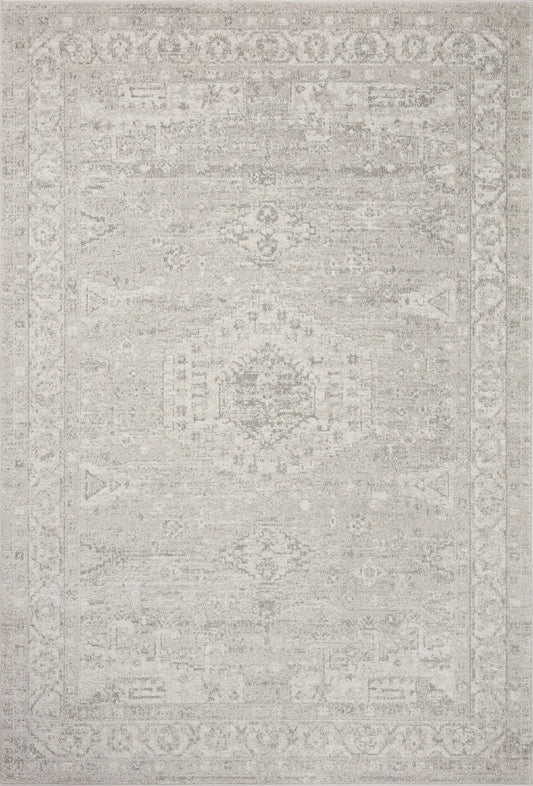 Loloi Rugs Odette Silver / Ivory 9'2" x 13'