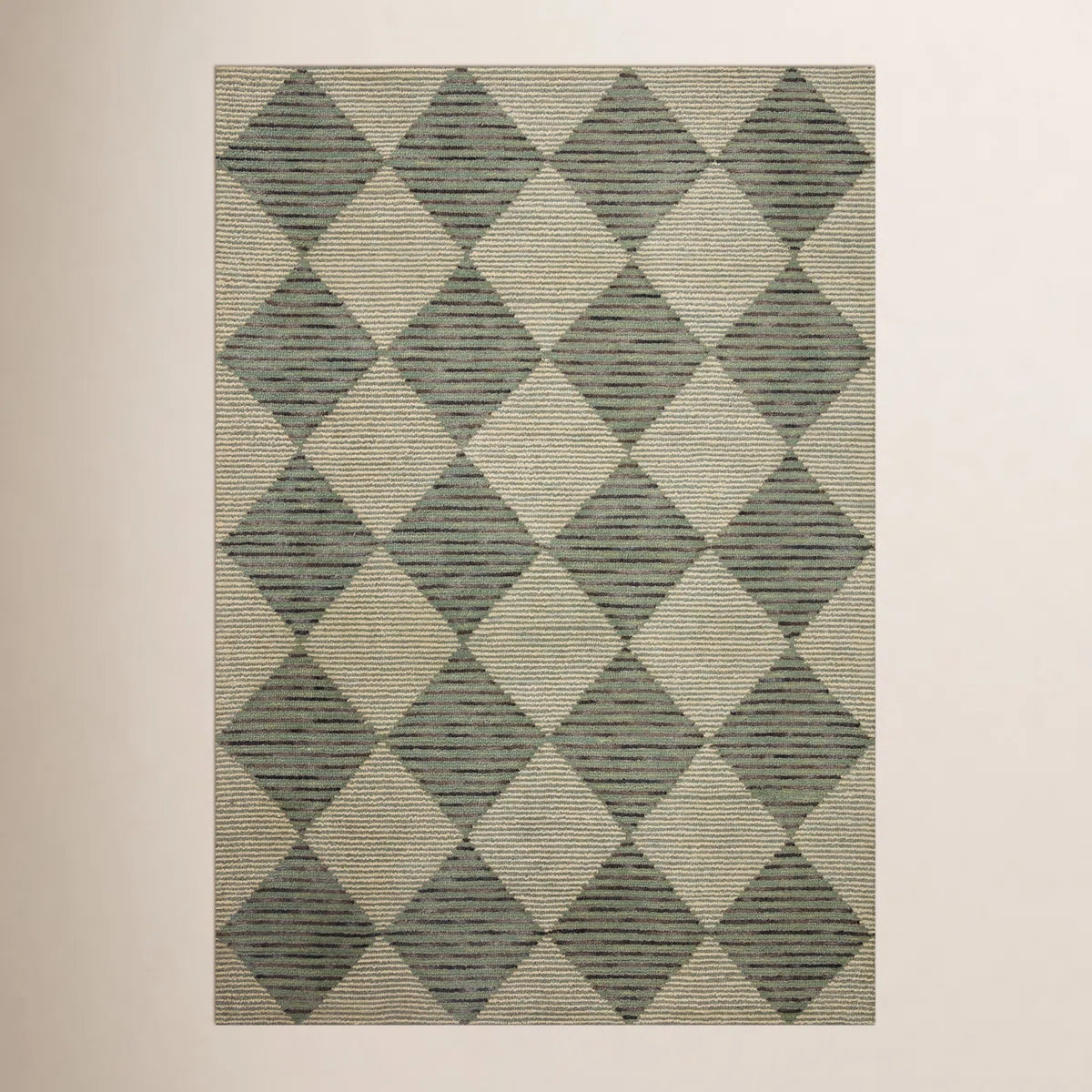 Chris Loves Julia x Loloi Francis Wool Spa/Granite Rug 7'9" x 9'9"