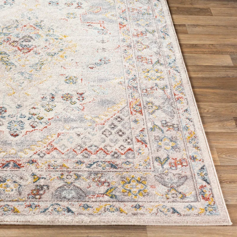 Tapis rond Flatiron Oriental Gris 2 m