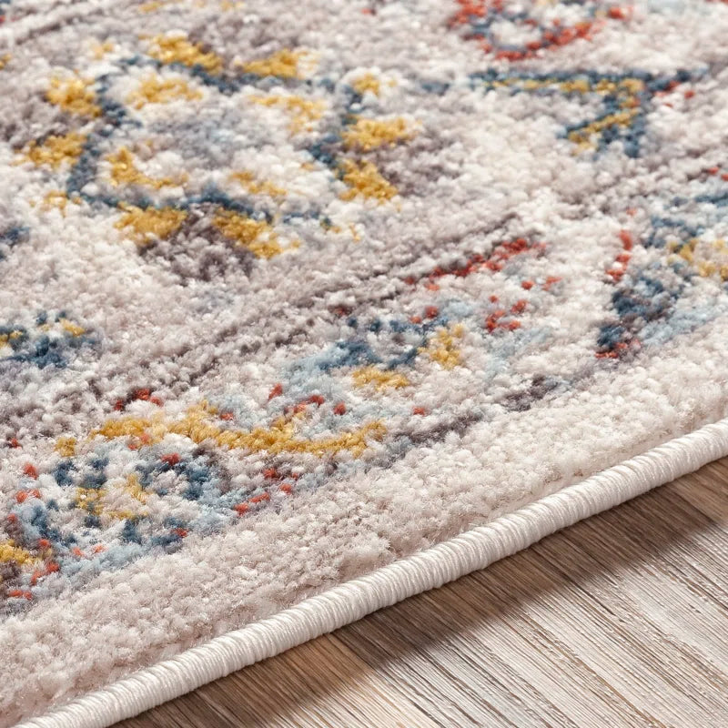 Tapis rond Flatiron Oriental Gris 2 m