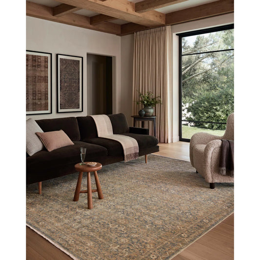 Tapis Amber Lewis x Loloi Molly Denim / Or 3,50 m x 4,70 m