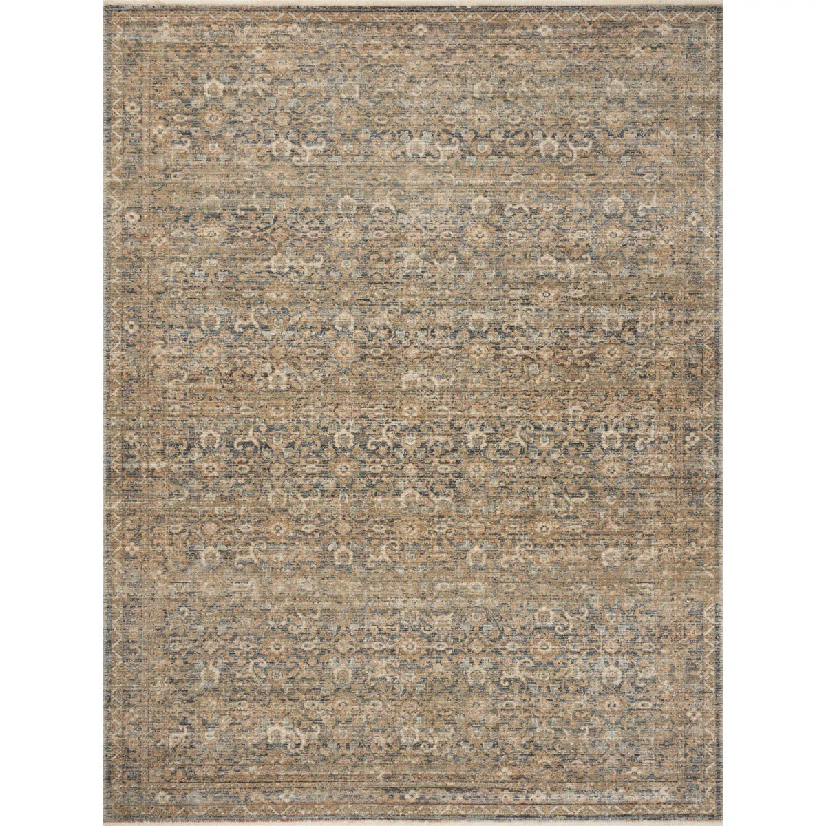Tapis Amber Lewis x Loloi Molly Denim / Or 3,50 m x 4,70 m