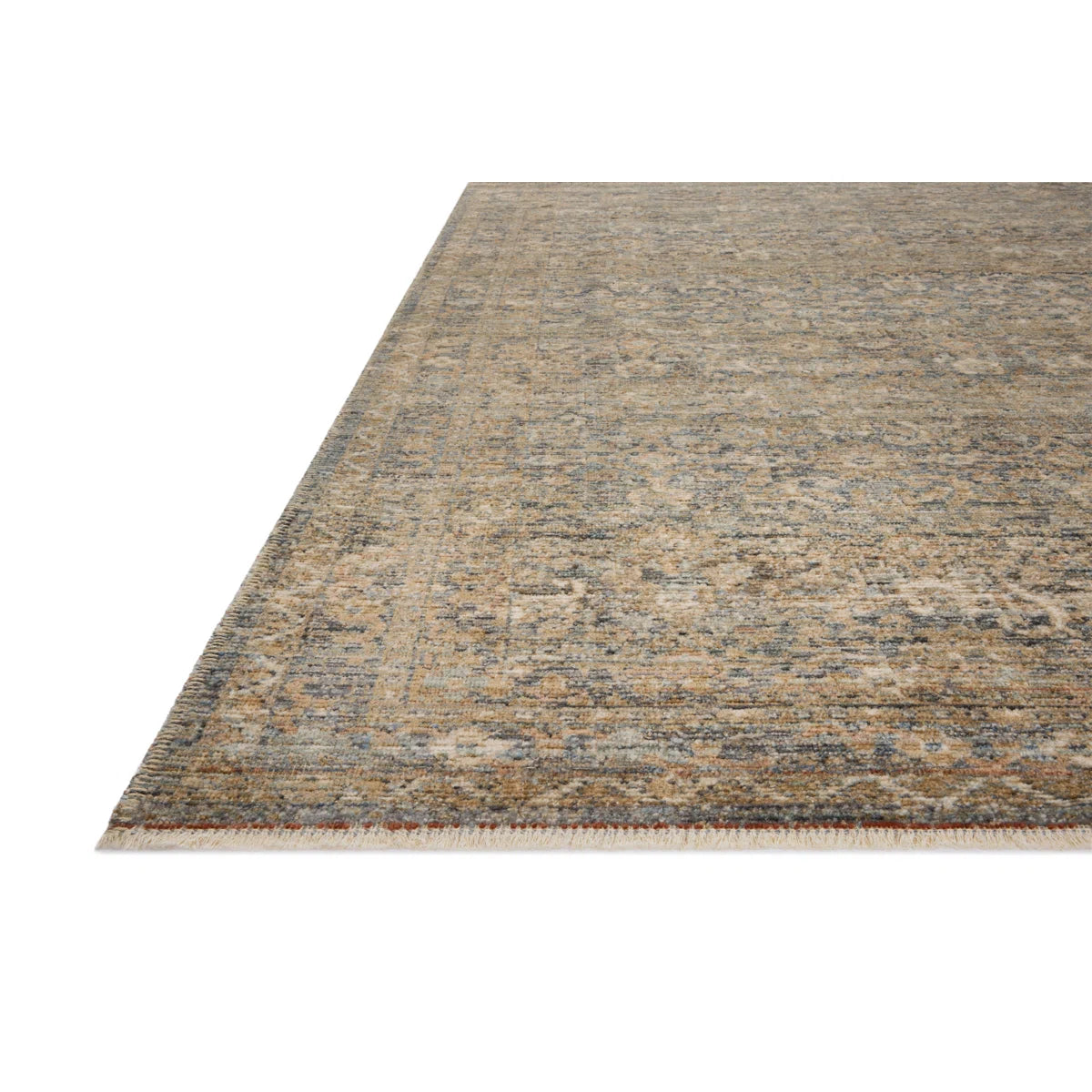 Tapis Amber Lewis x Loloi Molly Denim / Or 3,50 m x 4,70 m