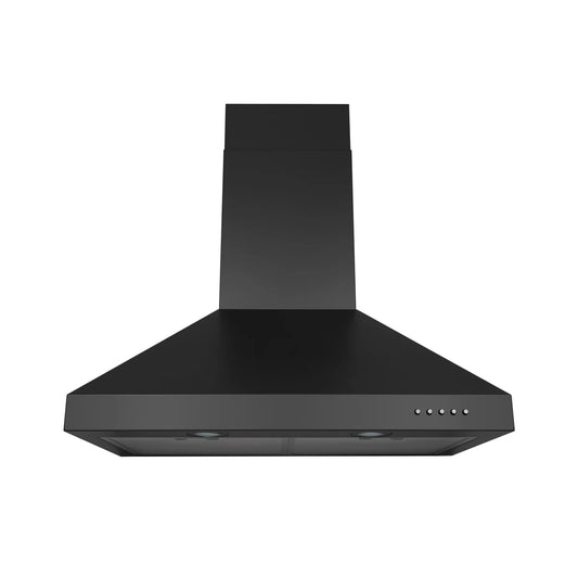 Hotte Murale Hauslane 30 po Noir Mat - Liquidation Boîte Ouverte