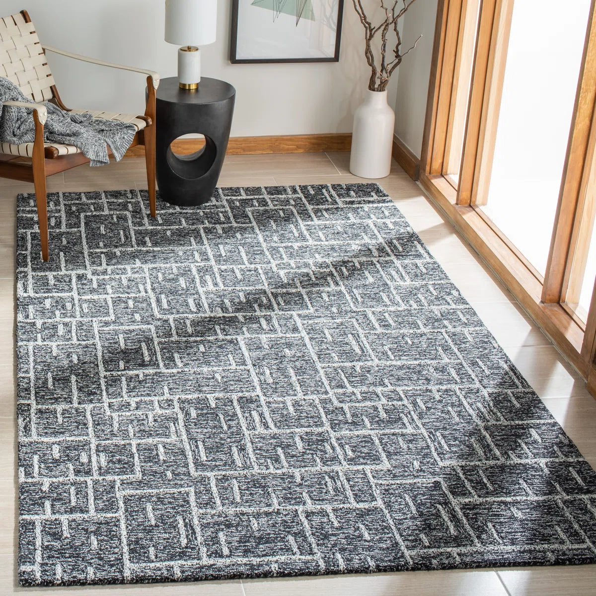 Willowood Hand Tufted Wool Rug 6x9