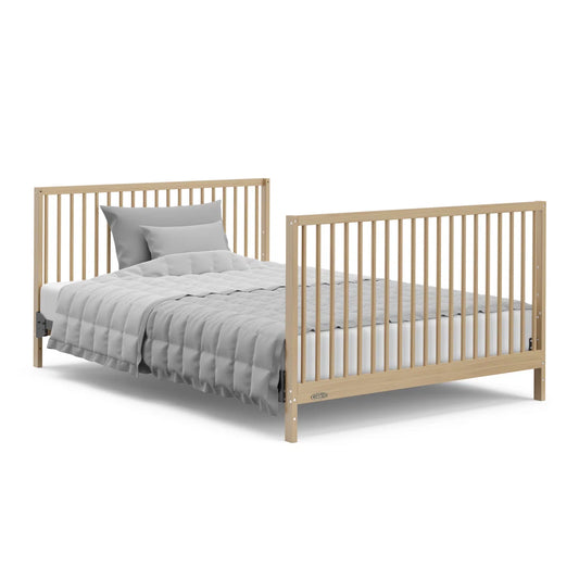 Lit bébé convertible 5 en 1 Santorini couleur bois beige