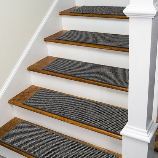 Marches d'escalier antidérapantes Robinswood pour l'intérieur (Lot de 15)