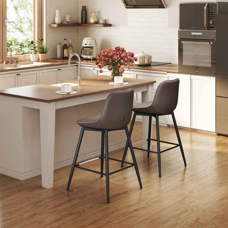 Ensemble de 2 tabourets de bar de hauteur comptoir (hauteur d'assise de 28 pouces)