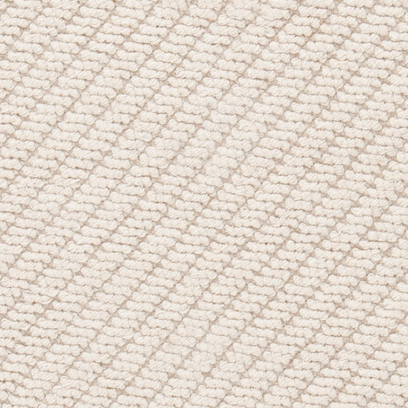Brookneal hand-woven flat-woven ivory wool and cotton rug 9x12