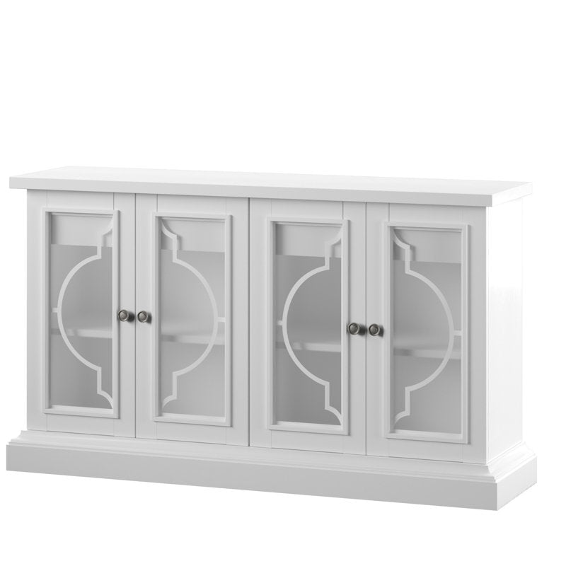 Buffet Braydon 56" à 2 tiroirs, couleur blanche
