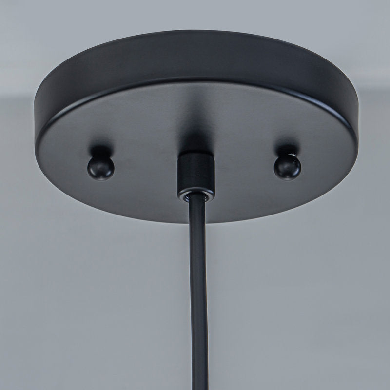 Pendentif simple noir mat