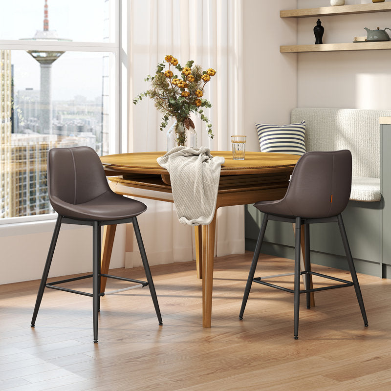 Ensemble de 2 tabourets de bar de hauteur comptoir (hauteur d'assise de 28 pouces)
