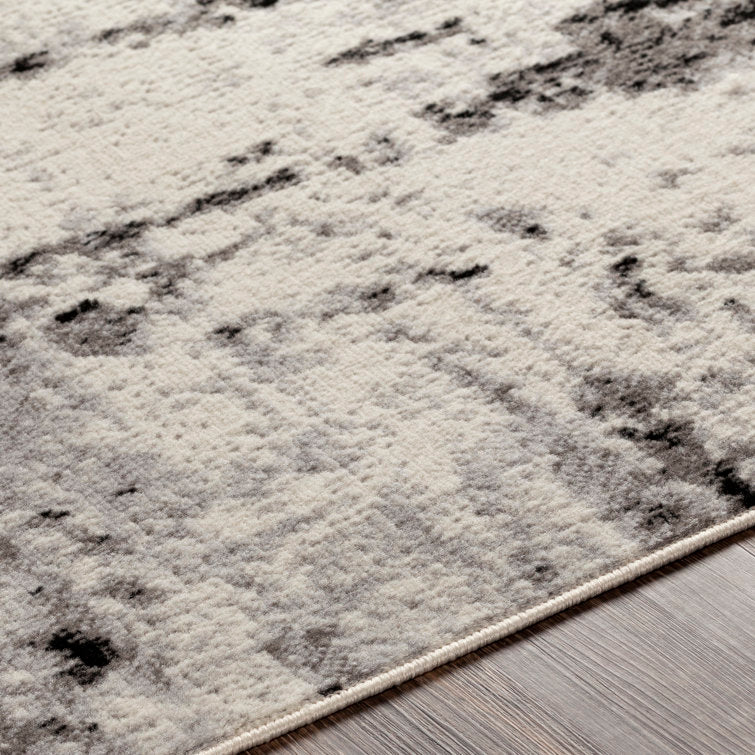 Ceslie ( Grey / Anthracite )Grey/Charcoal Rug 6'7" x 9'