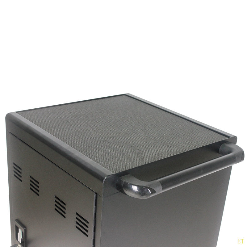 30 Devices Mobile Charging Cart Locking Charging Station Cabinet Mobile Devices