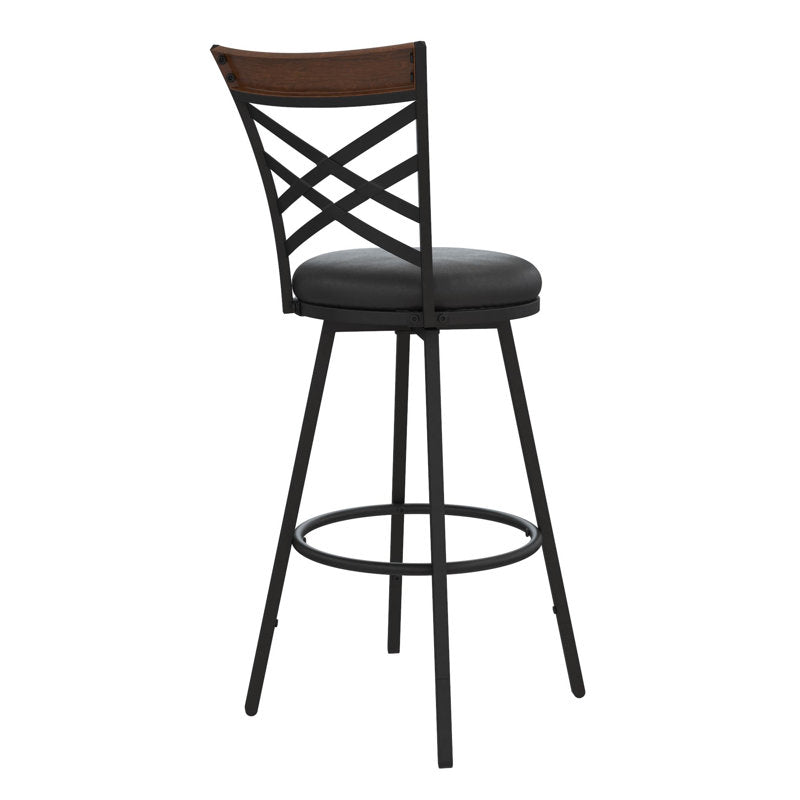 Tabouret de bar pivotant Clintw à hauteur réglable (ensemble de 3) 
