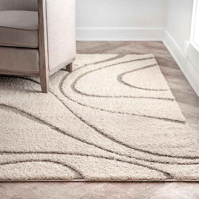 Wade Logan Baltej Tapis / Rug Cream/ Ivory 6 ft 7 in x 9 ft