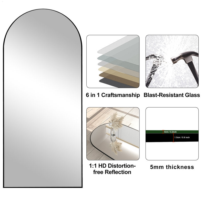Trending Arched Leeron Standing Floor Mirror