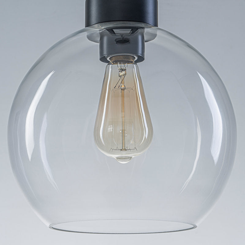 Pendentif simple noir mat