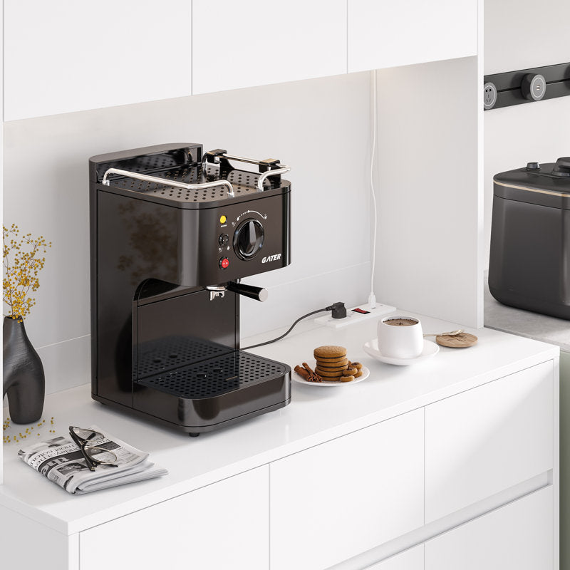 Armoire de cuisine Aybike de 180 cm de haut avec station de charge et éclairage LED, garde-manger autoportant avec 4 placards, 3 tiroirs et étagère pour micro-ondes, rangement de type vaisselier, étagères réglables