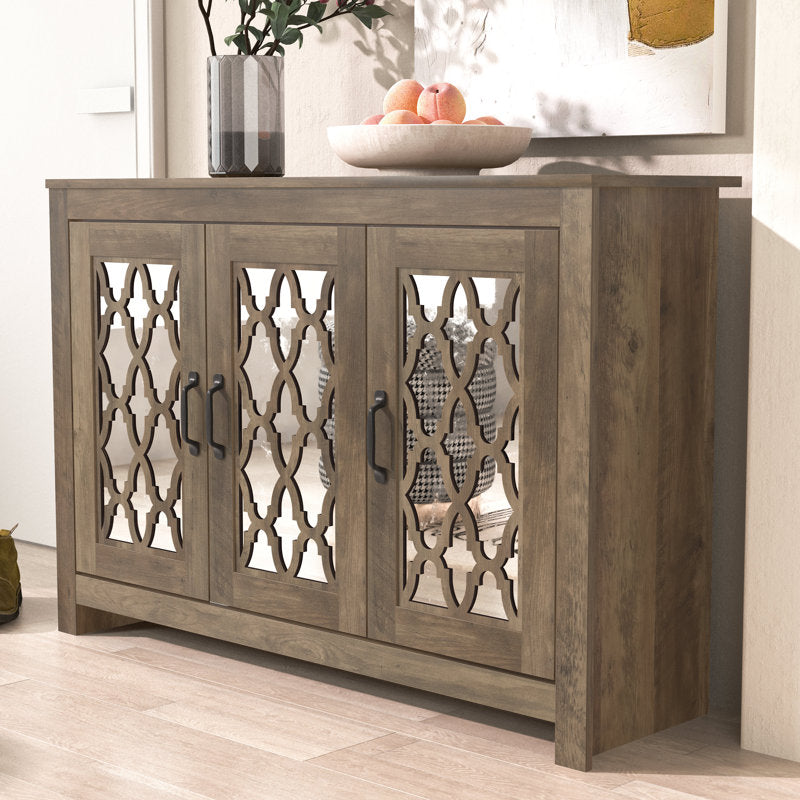 Chessani 16 Pair Shoe Storage Cabinet Brown