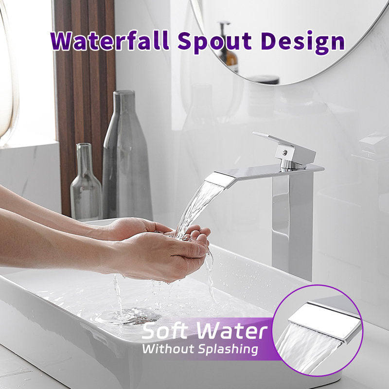 Single-Hole Single-Handle Basin Tap BRUSHED NICKEL