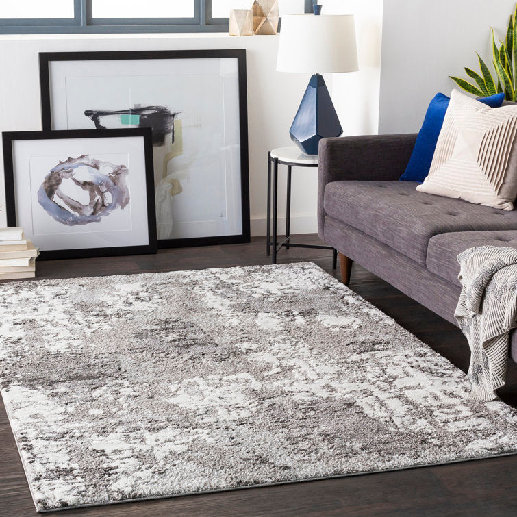 Tapis multicolore tissé par la machine Kolite 3'11” x 5'7”
