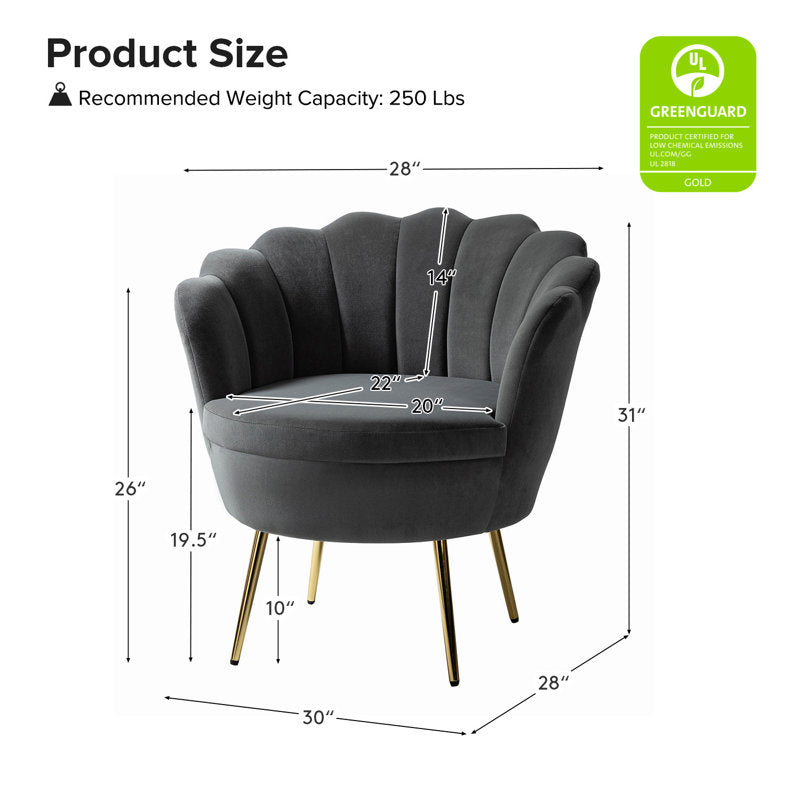 Hendrix Half Barrel Chair ( set of 2)