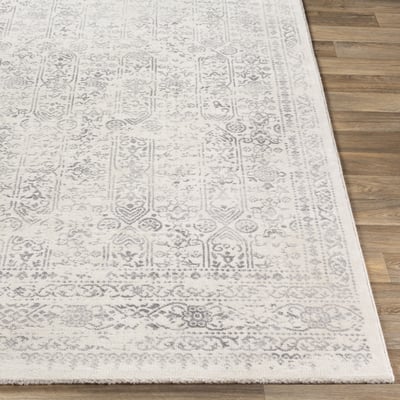 Roma ROM-2308 Beige/Grey Area Rug (6'7 x 9')