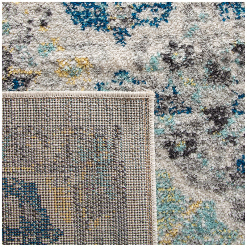 Tapis oriental ivoire / turquoise Felty 8x10 ft