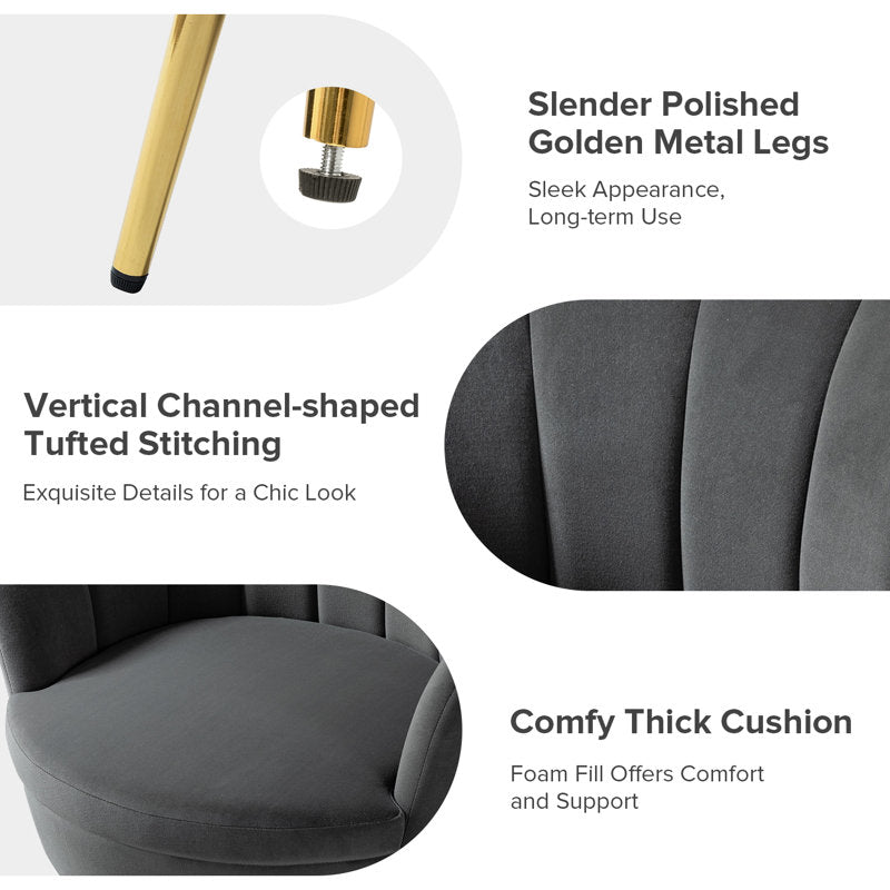 Hendrix Half Barrel Chair ( set of 2)
