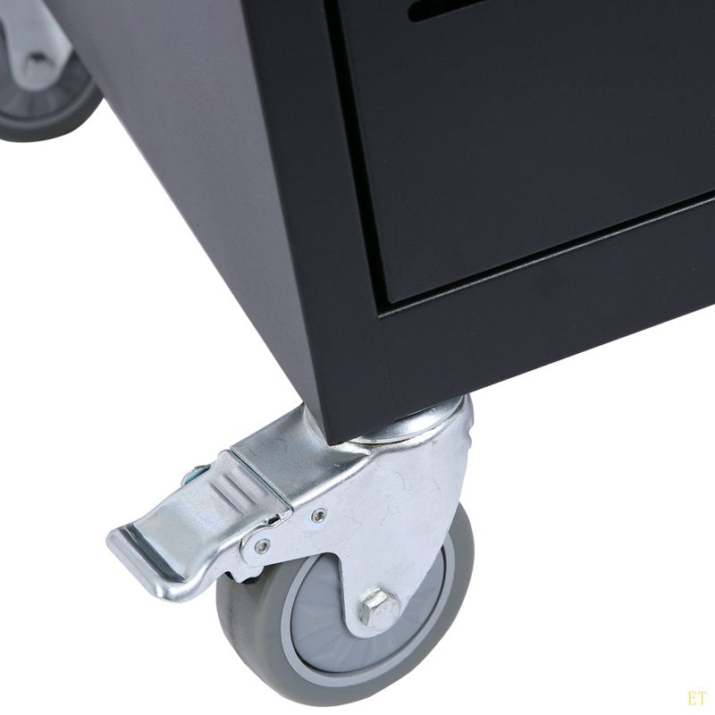 30 Devices Mobile Charging Cart Locking Charging Station Cabinet Mobile Devices