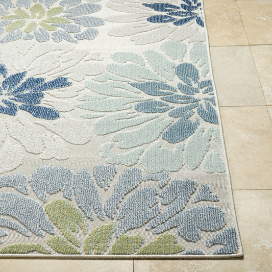 Tapis de salon rectangulaire Livabliss Lakeside LKD-2300 crème 2,39 m x 3,05 m