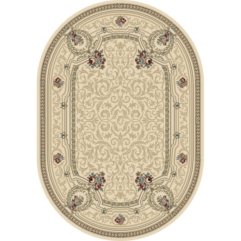 Attell Ivory Rug Oval 2'7" x 4'7"